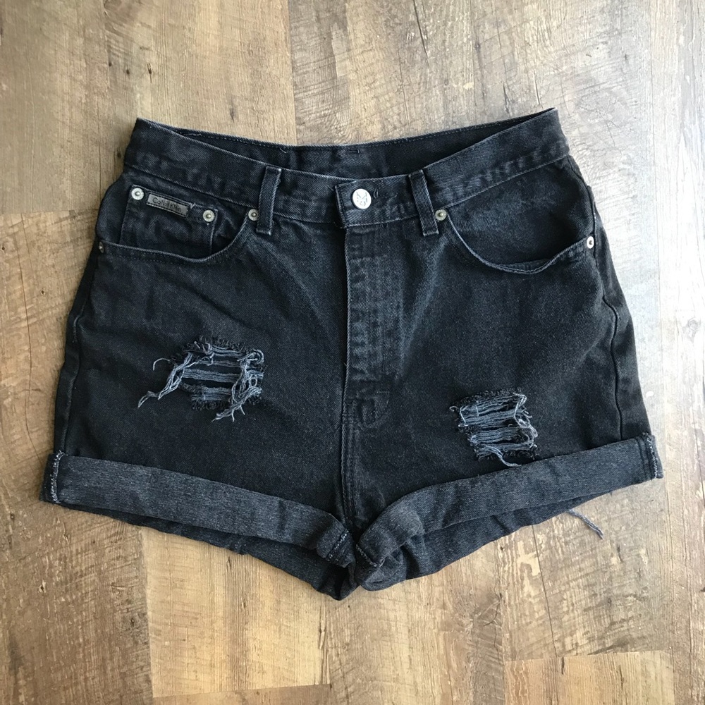 Calvin Klein high waisted cutoffs
